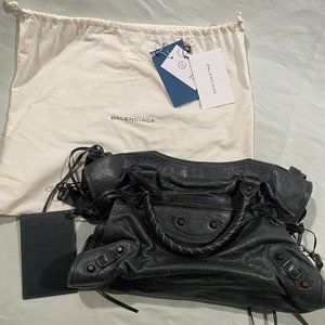 Grey Balenciaga Purse